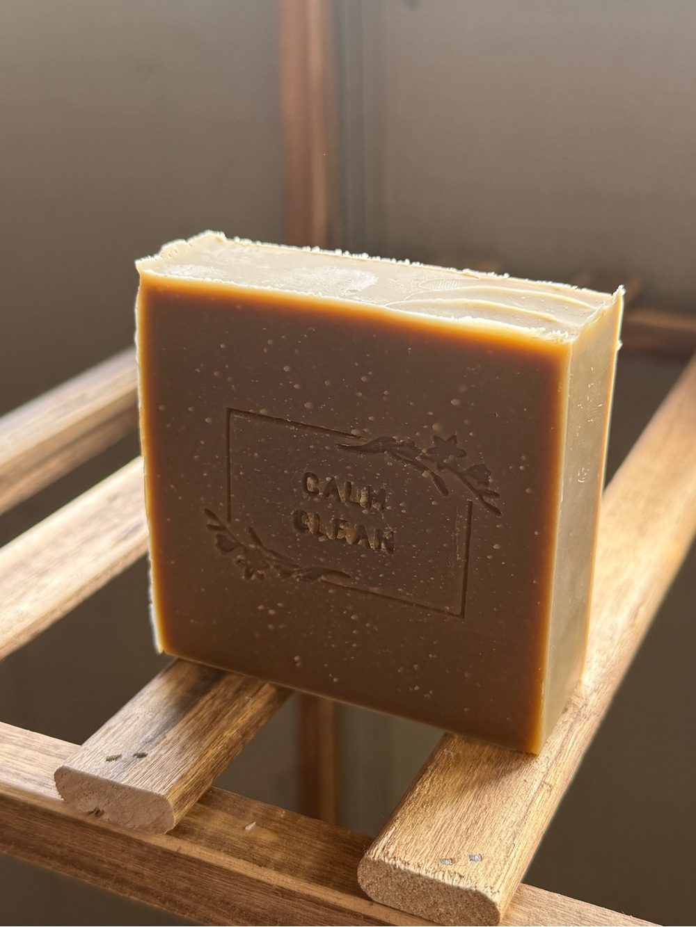 Persimmon Green Tea Goat Milk Soap - Picture 2 of 2